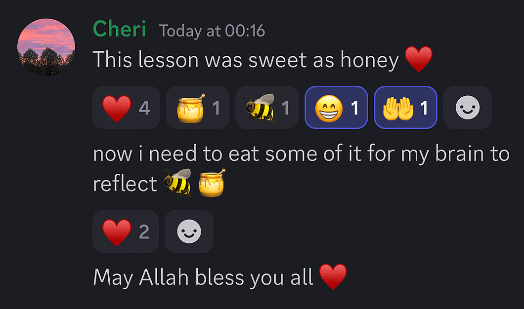 Cheribee's testimonial screenshot